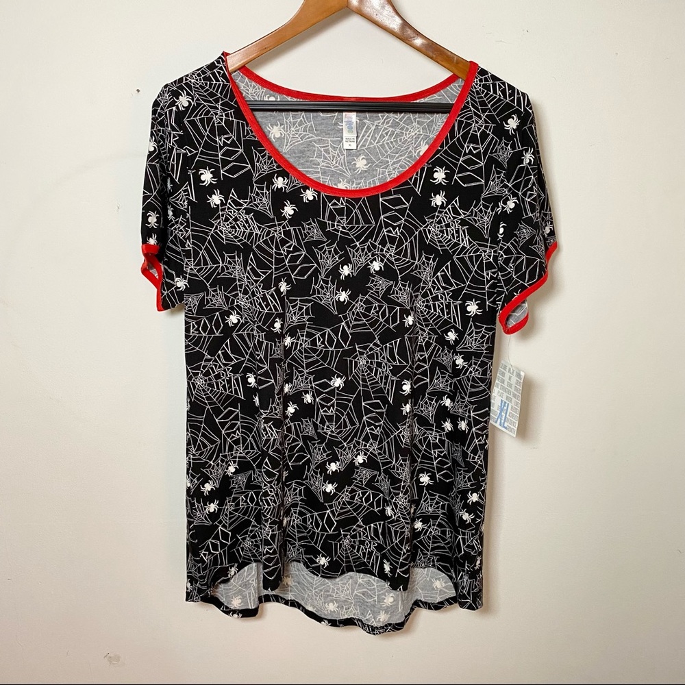 Brand New LulaRoe Classic T Spiderweb Pattern